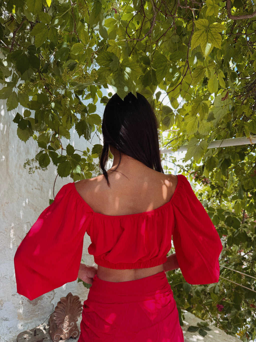 Aura Top Red