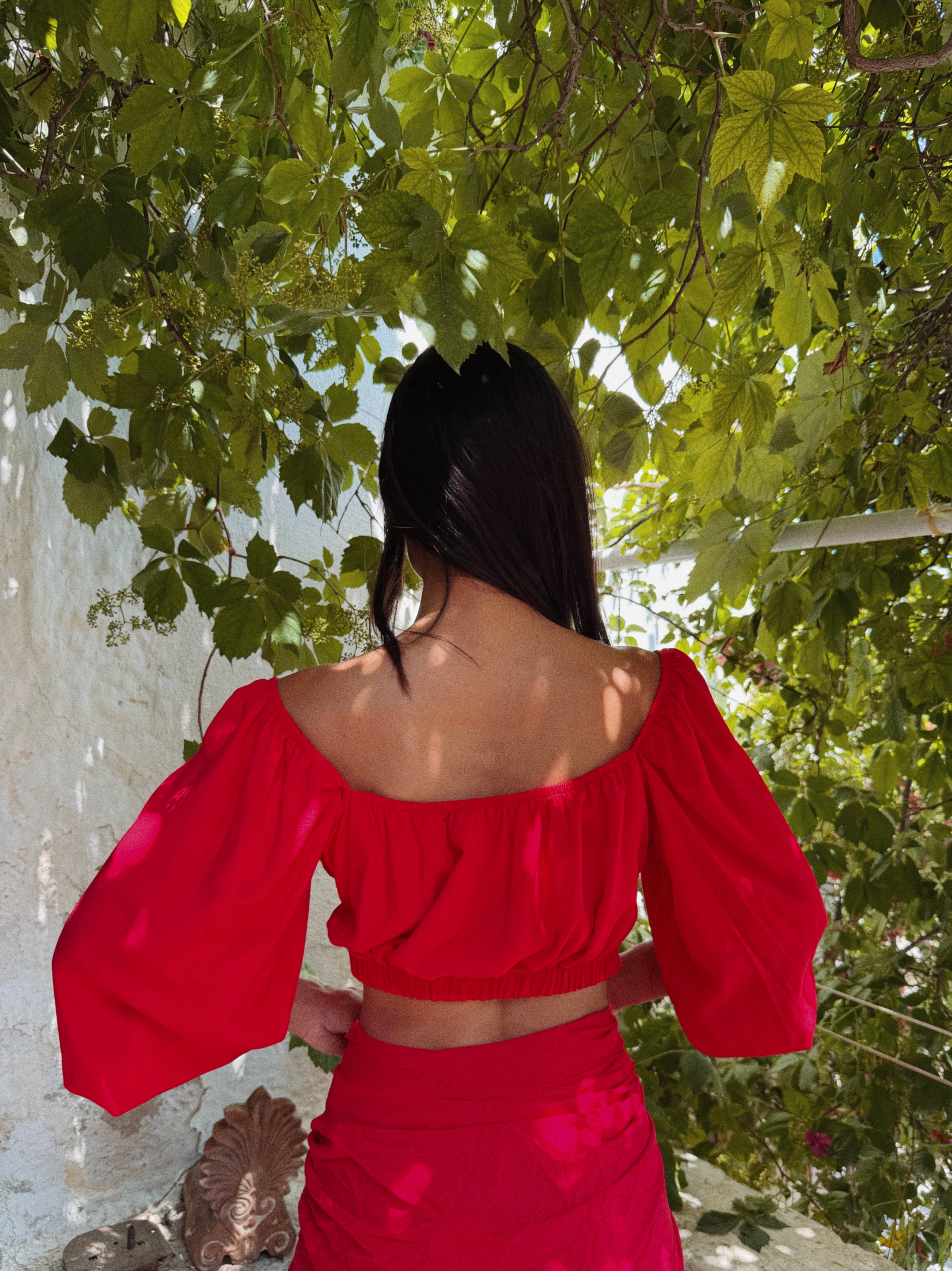 Aura Top Red