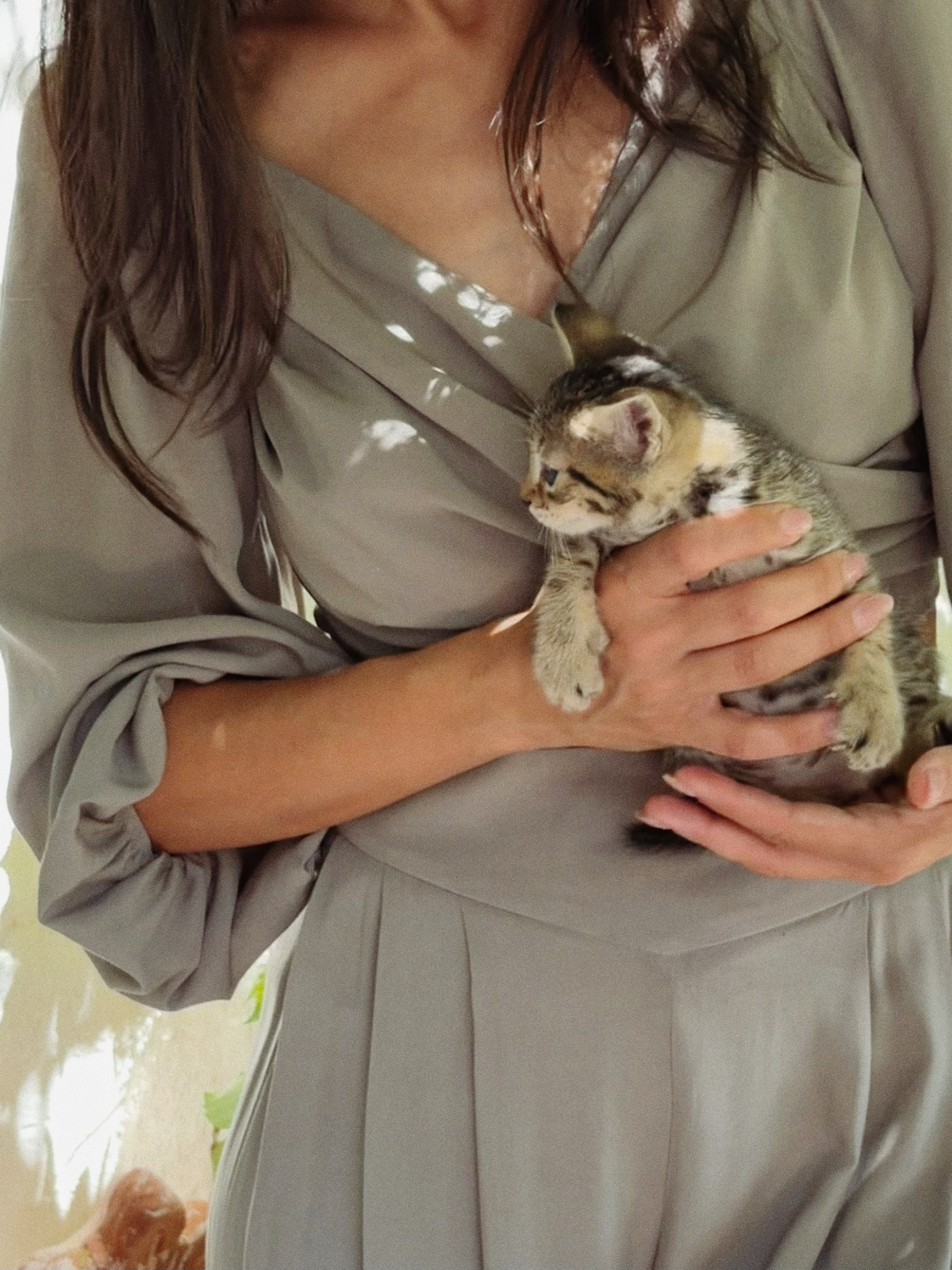 Aura Top Grey