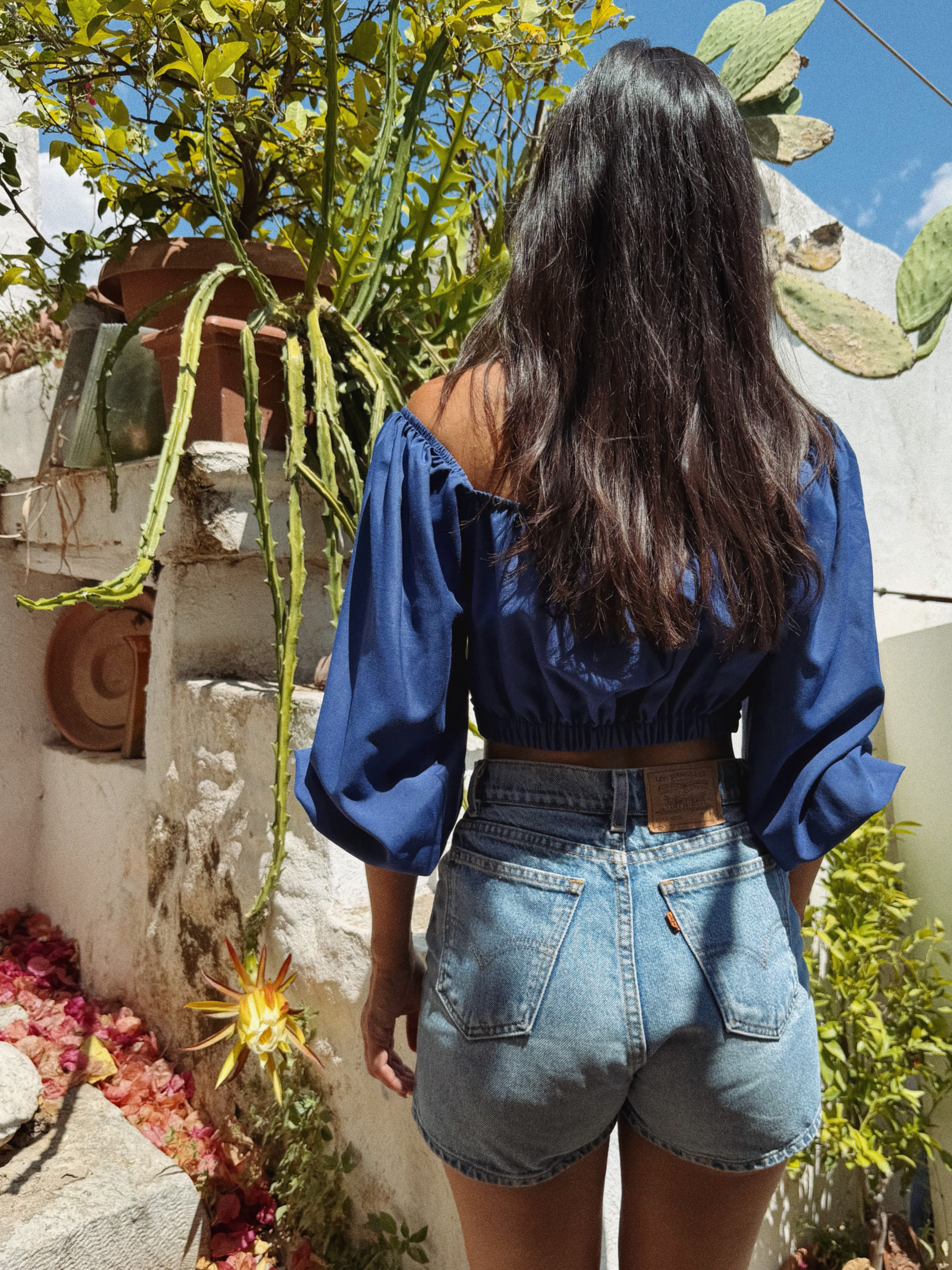 Aura Top Blue