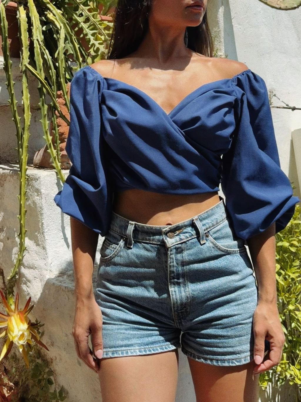 Aura Top Blue