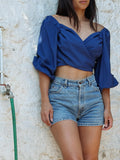 Aura Top Blue