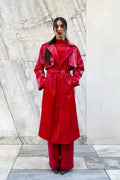 Scarlet Trench Coat Sample
