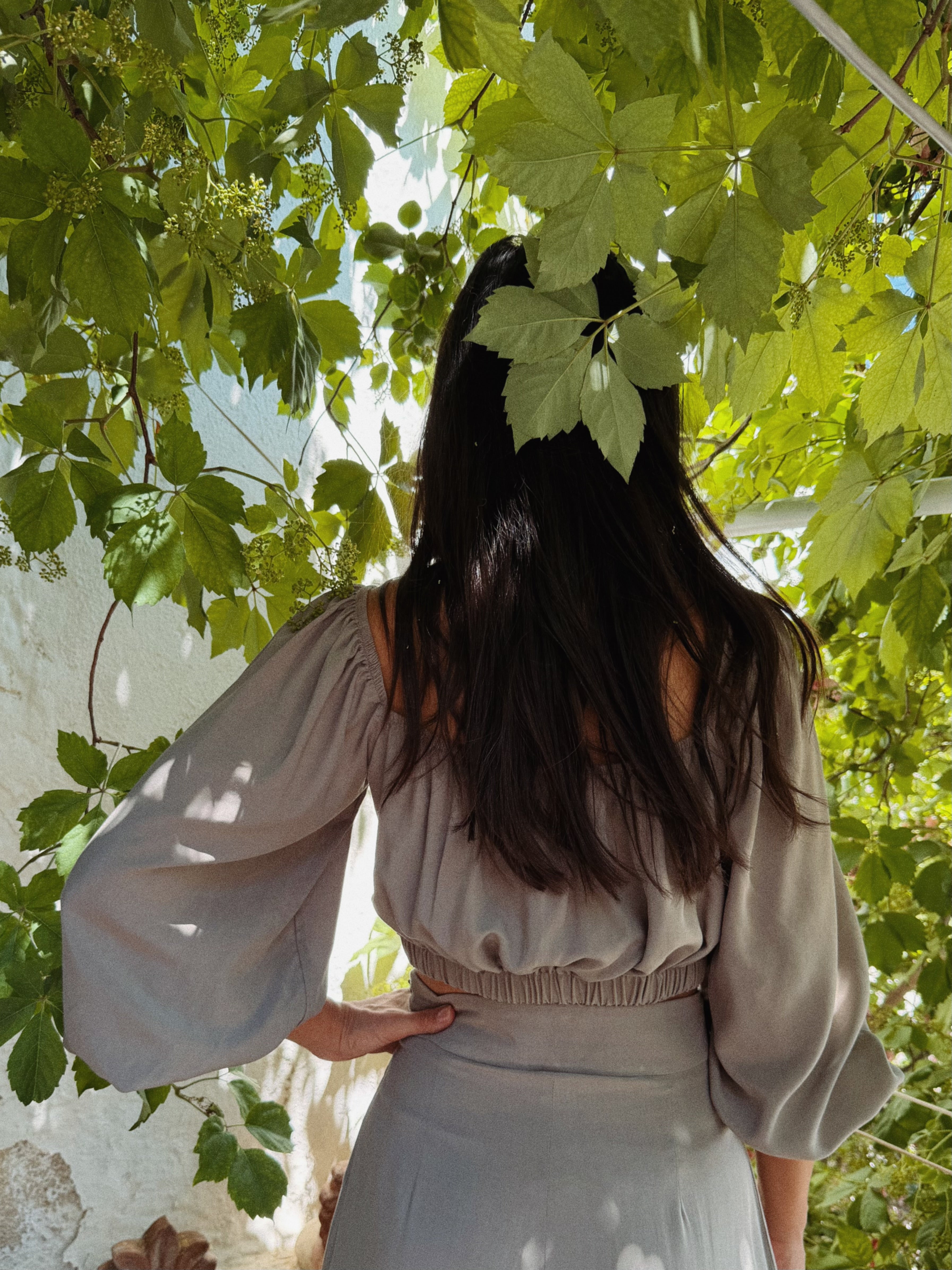 Aura Top Grey